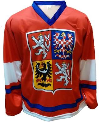 Hokejový dres Česká republika červený